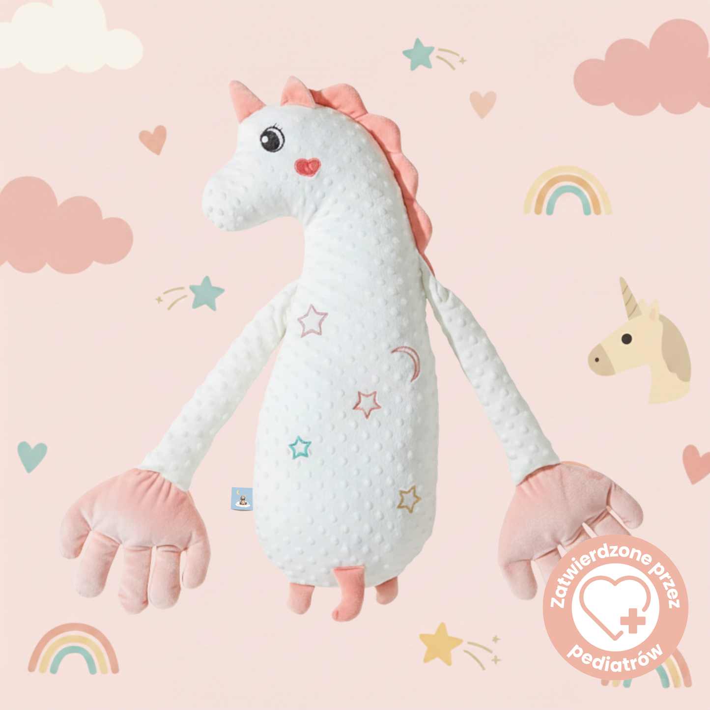 Klepiś Duży Dinozaur - Usypiająca Łapka Dla Dzieci