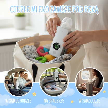 Mleczuś - Przenośny Podgrzewacz do Mleka