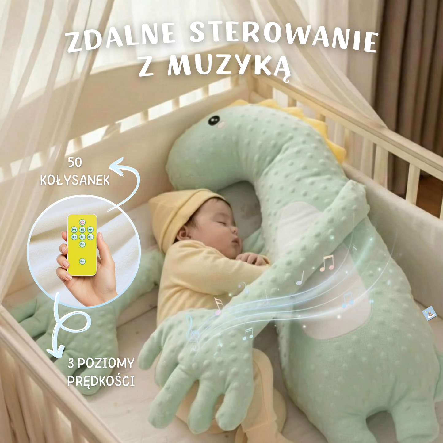 Klepiś Duży Jednorożec - Usypiająca Łapka Dla Dzieci