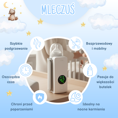 Mleczuś - Przenośny Podgrzewacz do Mleka