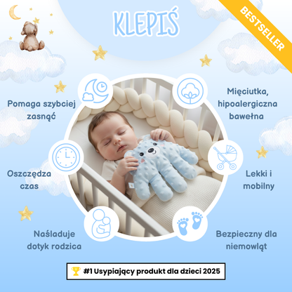 Klepiś Króliczek - Usypiająca Łapka Dla Dzieci
