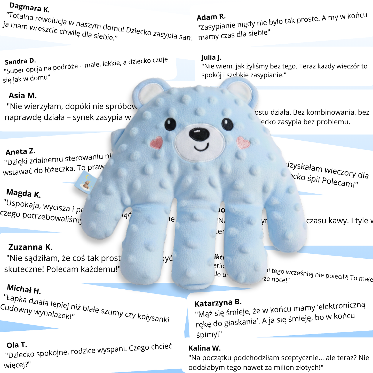 Klepiś Króliczek - Usypiająca Łapka Dla Dzieci