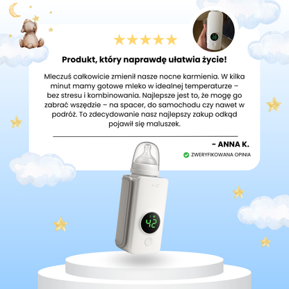 Mleczuś - Przenośny Podgrzewacz do Mleka